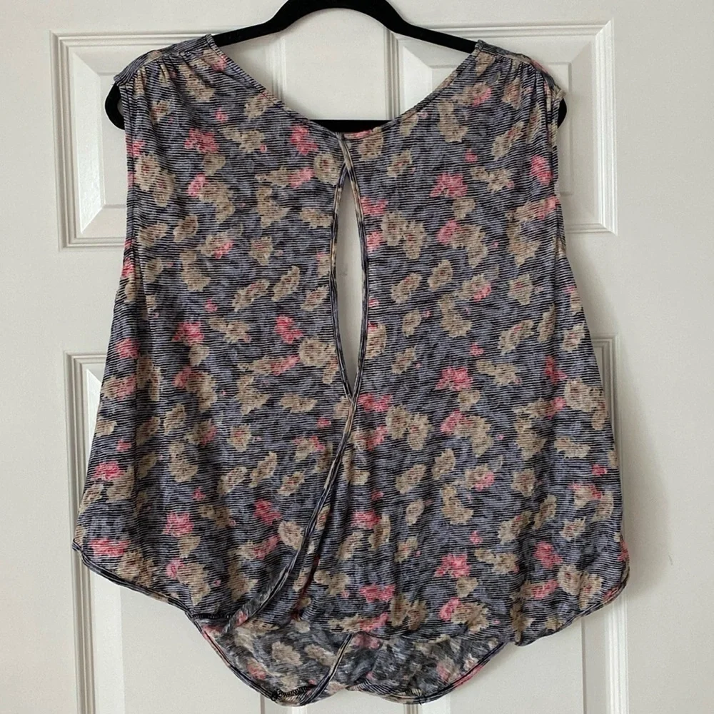 Free People Keyhole Front and Back Blouse